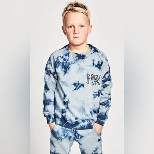 Boys Sweatshirt Munster Kids MK Crew - Mid Blue Dye